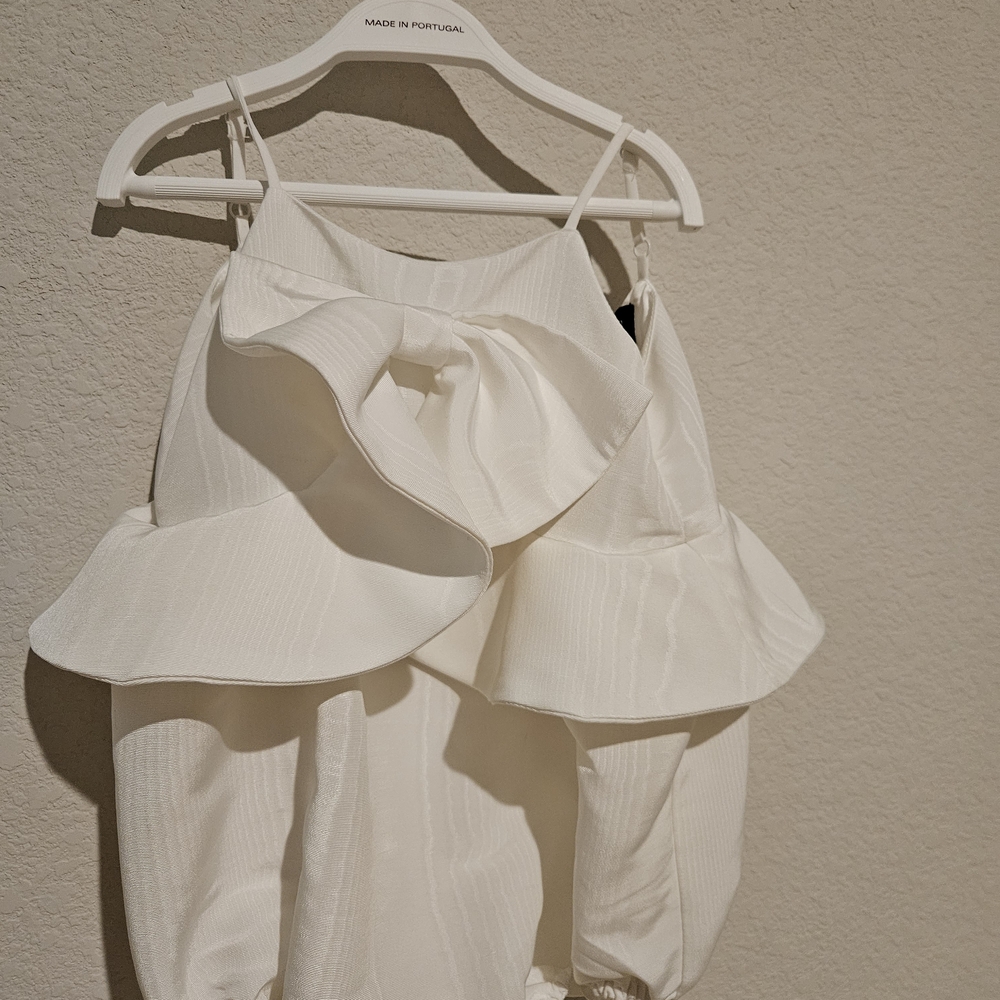Bardot Junior Cream Ruffle Blouse